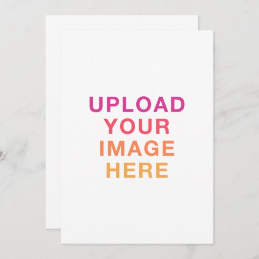 Ihr eigenes Bildfenster Einladung (Vorne/Hinten)