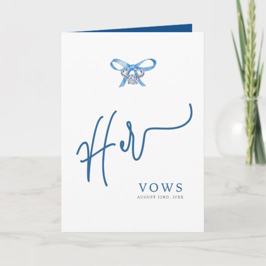 Ihr eigenes Buch - Blue Ring Design Wedding Keepak Ankündigung (Vorderseite)