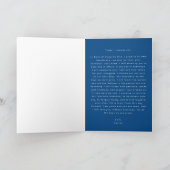 Ihr eigenes Buch - Blue Ring Design Wedding Keepak Ankündigung (Innenseite)
