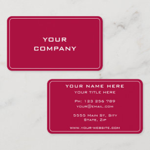 Ihr eigenes Design Personalisierte Gerahmte Visite Visitenkarte