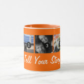 Ihr eigenes Erzählen Sie Ihre Geschichte 5 Bilder  Tasse (Zentrum)