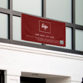 Ihr eigenes Firmenlogo Einzigartiger Personalisier Banner (Äußeres Gebäude)