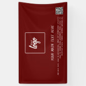 Ihr eigenes Firmenlogo Einzigartiger Personalisier Banner (Vertikal)