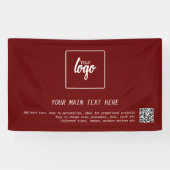 Ihr eigenes Firmenlogo Einzigartiger Personalisier Banner (Horizontal)
