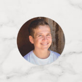 Ihr eigenes Foto Custom Gold Polterabend Konfetti (Klein Vorderseite)