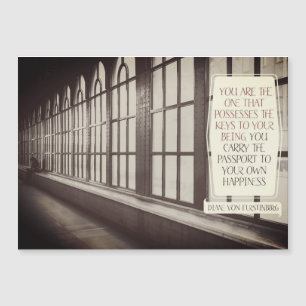 Ihr eigenes Glück Magnetkarte