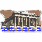 Ihr eigenes Griechenland Parthenon Aufkleber (Vorderseite)