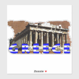 Ihr eigenes Griechenland Parthenon Aufkleber