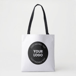 Ihr eigenes hochgeladenes Firmenlogo mit bearbeitb Tasche