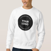 Ihr eigenes hochgeladenes Firmenlogo mit/bearbeite Sweatshirt (Vorderseite)