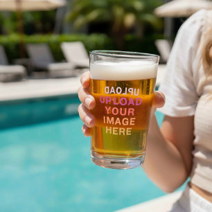 Ihr eigenes Image Foto Logo Glas
