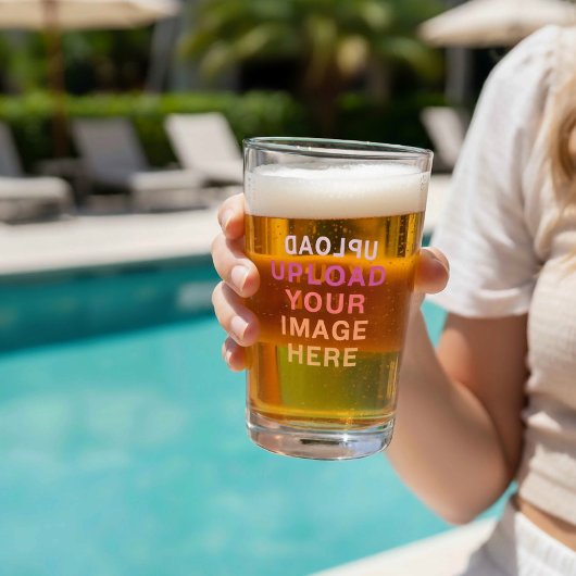 Ihr eigenes Image Foto Logo Glas