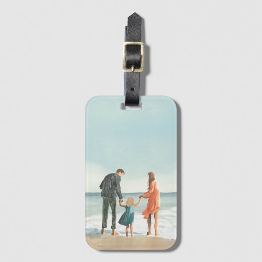 Ihr eigenes Kunstwerk | Laden Sie das Zeichnend Bi Gepäckanhänger (Vorderseite Vertikal)