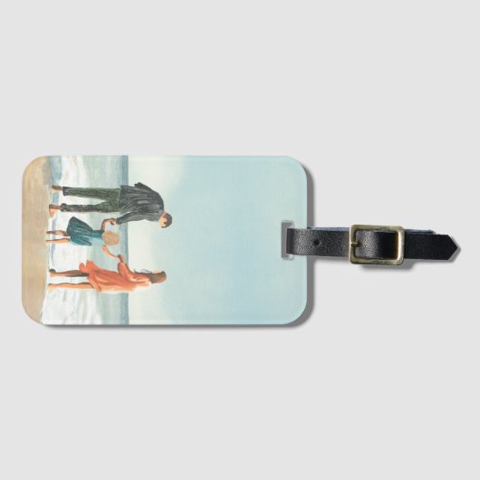 Ihr eigenes Kunstwerk | Laden Sie das Zeichnend Bi Gepäckanhänger (Vorderseite (Horizontal))