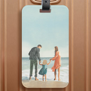 Ihr eigenes Kunstwerk Laden Sie das Zeichnend Bi Gepäckanhänger