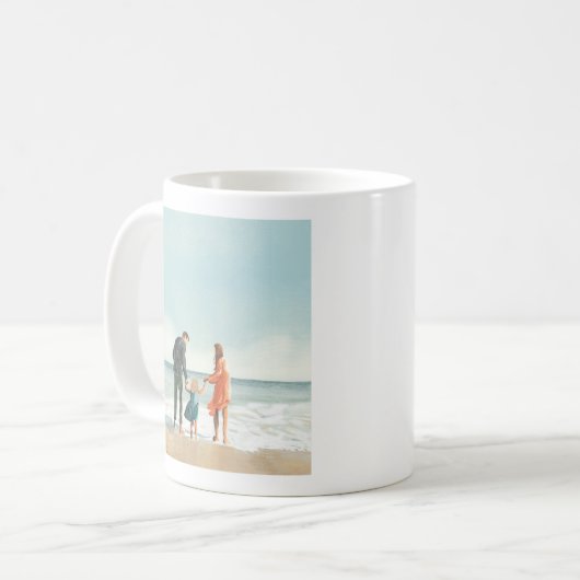 Ihr eigenes Kunstwerk | Laden Sie das Zeichnend Bi Kaffeetasse (Vorderseite Links)