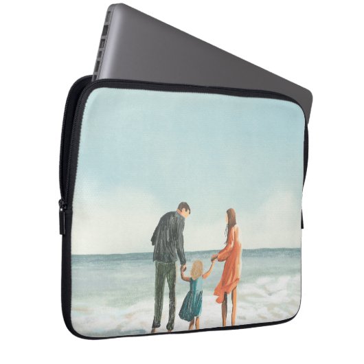 Ihr eigenes Kunstwerk | Laden Sie das Zeichnend Bi Laptopschutzhülle (Vorne Rechts)