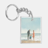 Ihr eigenes Kunstwerk | Laden Sie das Zeichnend Bi Schlüsselanhänger (Vorderseite links)