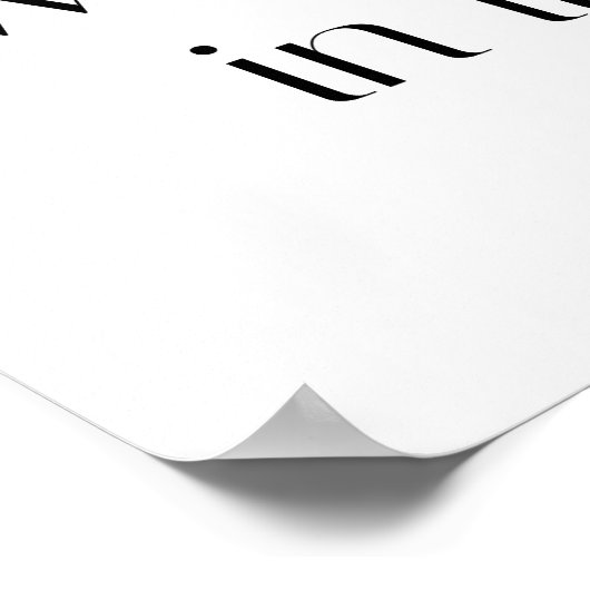 Ihr eigenes Limits-Poster Poster (Ecke)