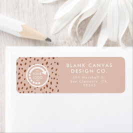 IHR EIGENES LOGO Beige & Boho Brown Dots