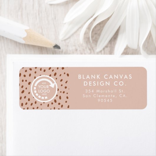 IHR EIGENES LOGO Beige & Boho Brown Dots (Insitu)