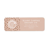 IHR EIGENES LOGO Beige & Boho Brown Dots (Vorne)