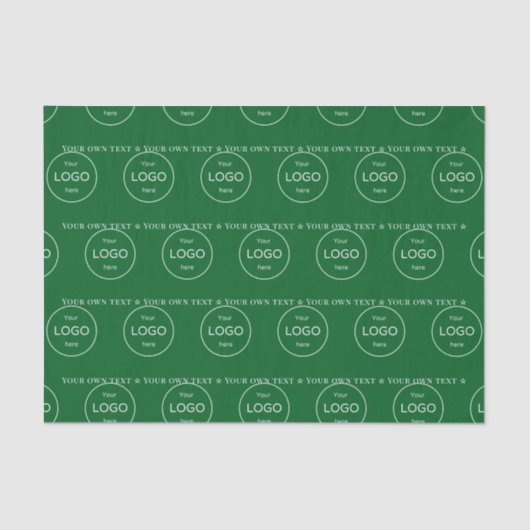 Ihr eigenes Logo hier Seidenpapier (Vorderseite)