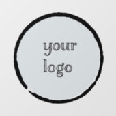 Ihr eigenes Logo oder Foto Fensteraufkleber (Blatt)