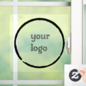 Ihr eigenes Logo oder Foto Fensteraufkleber (Zuhause)