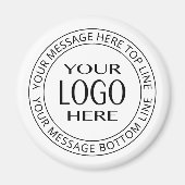 Ihr eigenes Logo und Ihr benutzerdefinierbarer Cir Magnet (Vorne)