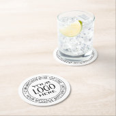 Ihr eigenes Logo und Ihr benutzerdefinierbarer Cir Runder Pappuntersetzer (Vor Ort)