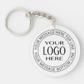 Ihr eigenes Logo und Ihr benutzerdefinierbarer Cir Schlüsselanhänger (Vorderseite)