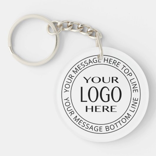 Ihr eigenes Logo und Ihr benutzerdefinierbarer Cir Schlüsselanhänger (Vorderseite)