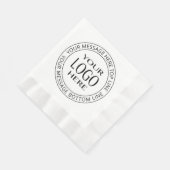 Ihr eigenes Logo und Ihr benutzerdefinierbarer Cir Serviette (Ecke)