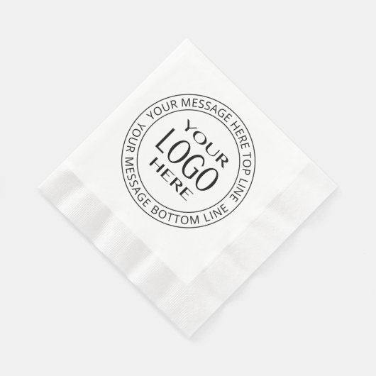 Ihr eigenes Logo und Ihr benutzerdefinierbarer Cir Serviette (Ecke)