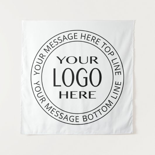 Ihr eigenes Logo und Ihr benutzerdefinierbarer Cir Wandteppich (Vorderseite)