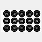 Ihr eigenes Logo und Vielen Dank, dass Sie eine Na Etiketten (Blatt)