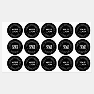 Ihr eigenes Logo und Vielen Dank, dass Sie eine Na Etiketten
