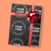 Ihr eigenes Logo und Vielen Dank, dass Sie eine Na Geschenkpapier