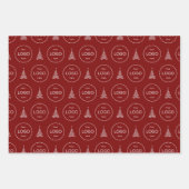 Ihr eigenes Logo Unternehmen Weihnachtsbaum Tissue Geschenkpapier Set (Vorderseite 3)