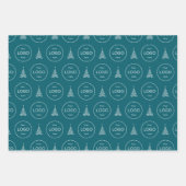 Ihr eigenes Logo Unternehmen Weihnachtsbaum Tissue Geschenkpapier Set (Vorderseite)