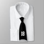 Ihr eigenes Nr. | Fußball-Fußball-Sport-Geschenk Krawatte (Gebunden)