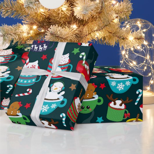 Ihr eigenes Papier behalten oder entwerfen - Matte Geschenkpapier (Feiertage)