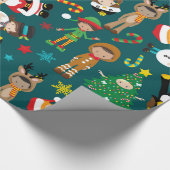 Ihr eigenes Papier behalten oder entwerfen - Matte Geschenkpapier (Ecke)