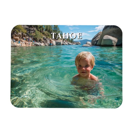 Ihr eigenes personalisiertes Reisefoto Magnet (Horizontal)