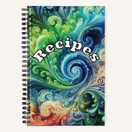 Ihr eigenes Rezept-Buch Notizblock (Vorderseite)