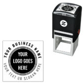 Ihr eigenes Round-Business-Logo mit benutzerdefini Permastempel (Beispiel)