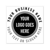 Ihr eigenes Round-Business-Logo mit benutzerdefini Permastempel (Design)