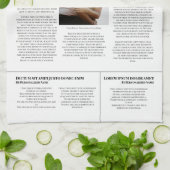 Ihr eigenes Titelblatt News Story Foto Personalisi Geschirrtuch (Gefaltet)