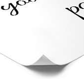 Ihr eigenes Trassenplakat Poster (Ecke)